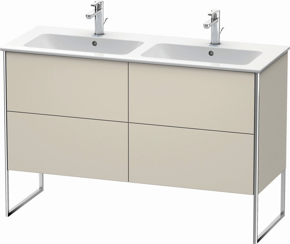 Duravit XSquare 50" Taupe Two Drawer Floorstanding Vanity Unit (XS444909191)