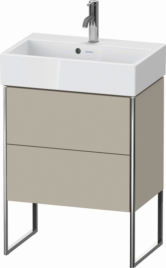 Duravit XSquare 23" Taupe Two Drawer Floorstanding Vanity Unit (XS447806060)
