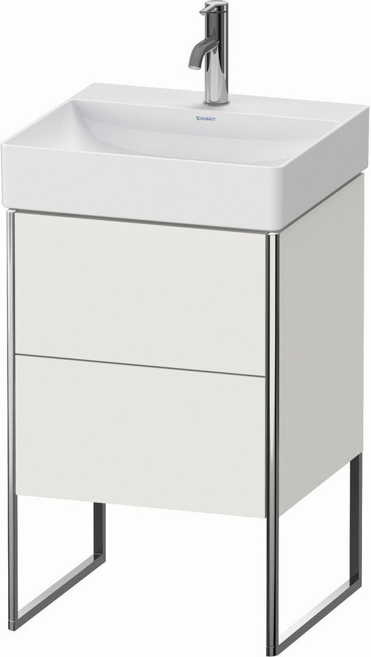 Duravit XSquare 19" Nordic White Two Drawer Floorstanding Vanity Unit (XS443903939)