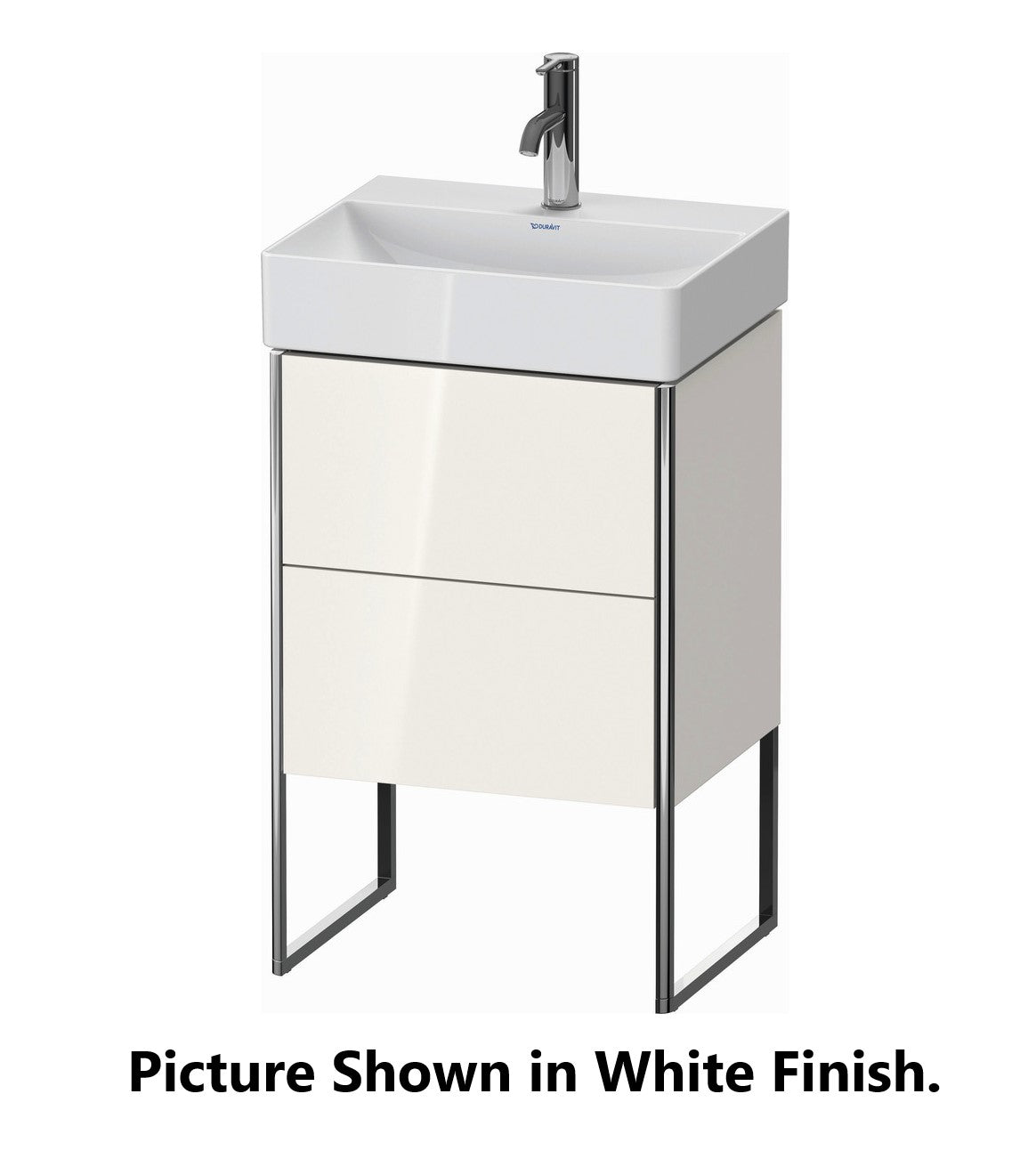 Duravit XSquare 19" Cappuccino Two Drawer Floorstanding Vanity Unit (XS443808686)