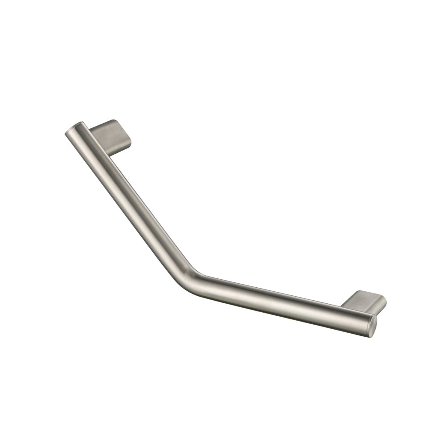 Flusso Faucets 18" Angled Shower Grab Bar in Brushed Nickel