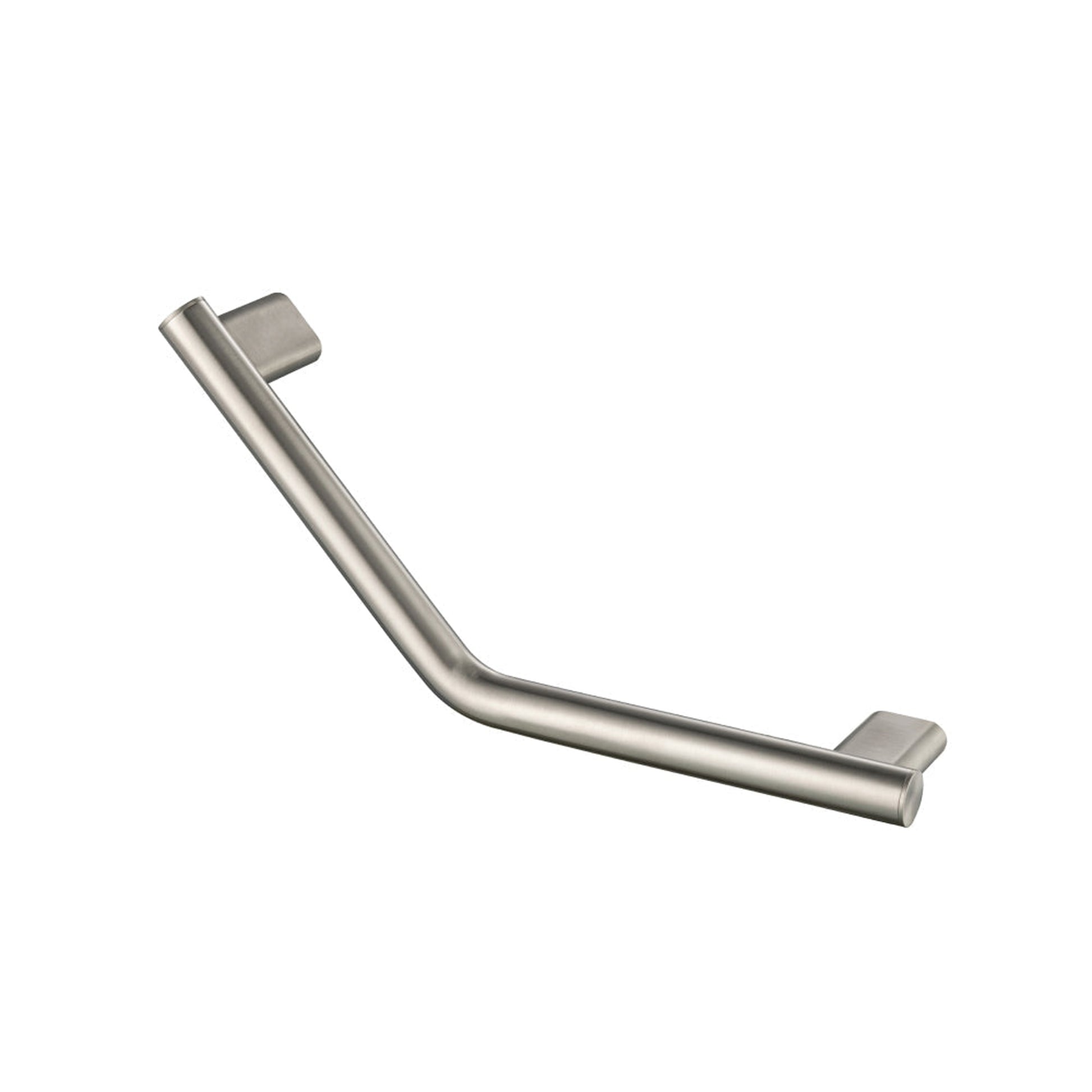 Flusso Faucets 18" Angled Shower Grab Bar in Brushed Nickel