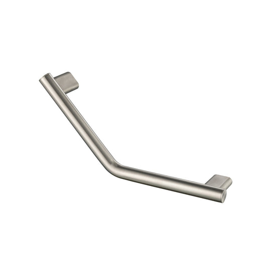 Flusso Faucets 18" Angled Shower Grab Bar in Brushed Nickel