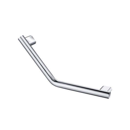 Flusso Faucets 18" Angled Shower Grab Bar in Chrome