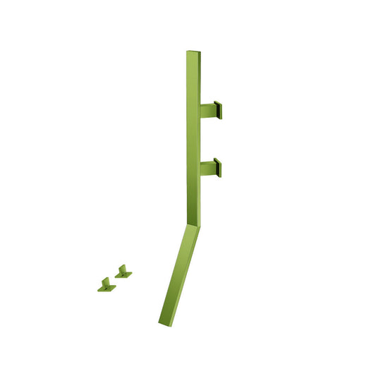 Flusso Faucets Infinity Wall Mount Faucet With Deck Handles in Flusso Faucets Green