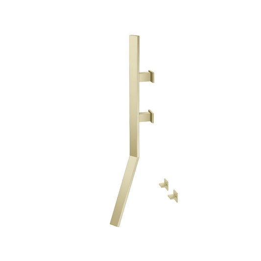 Flusso Faucets Infinity Wall Mount Faucet With Handles in Light Tan