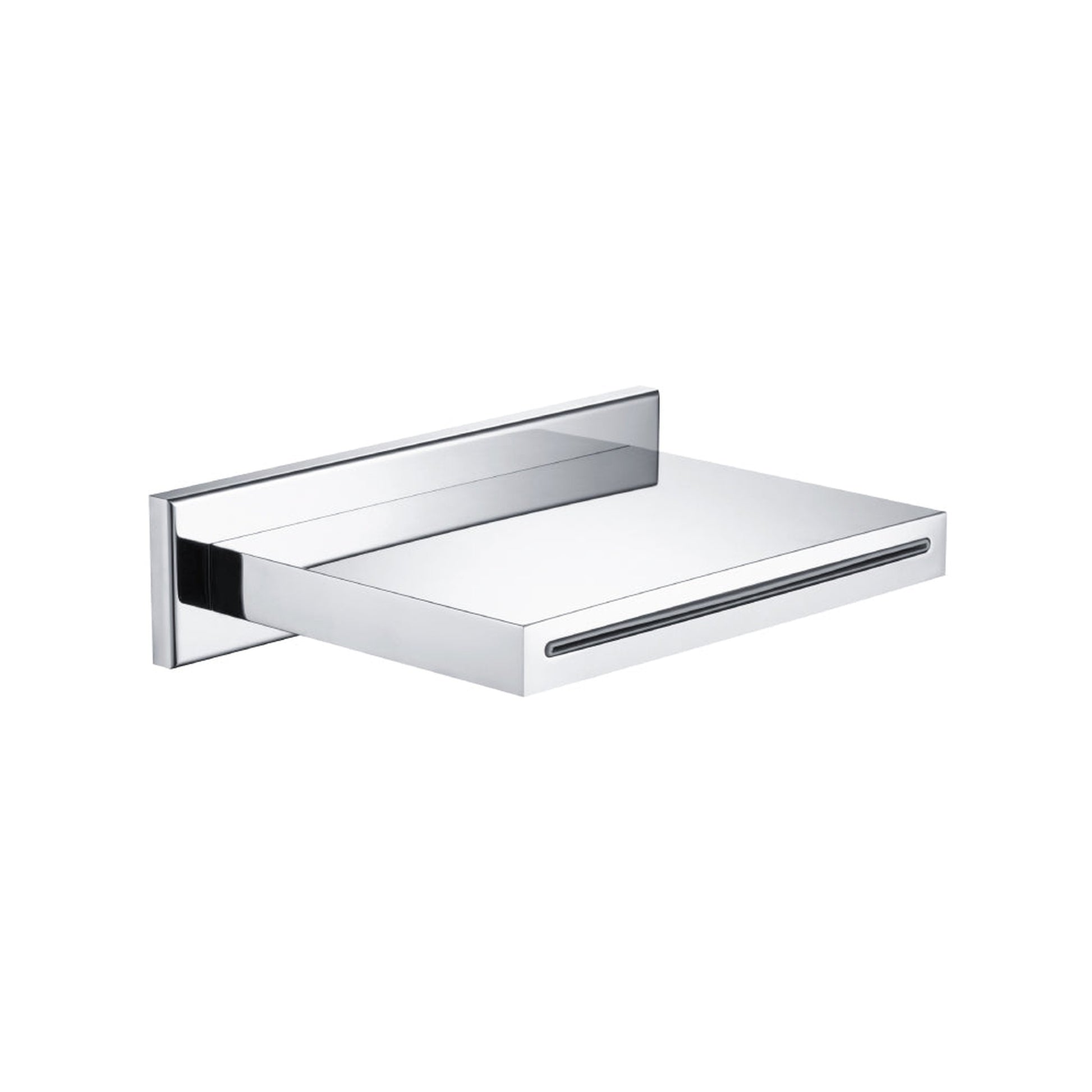 Flusso Faucets Satin Brass PVD Cascade Flow Water Fall Tub Filler