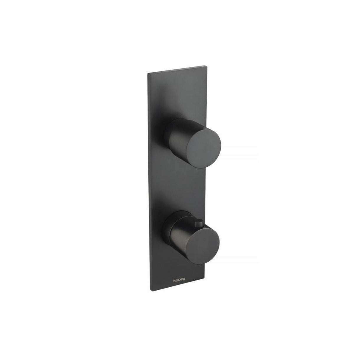 Flusso Faucets Serie 100 3/4" Single Output Horizontal Thermostatic Shower Valve and Trim in Matte Black (100.2720MB)