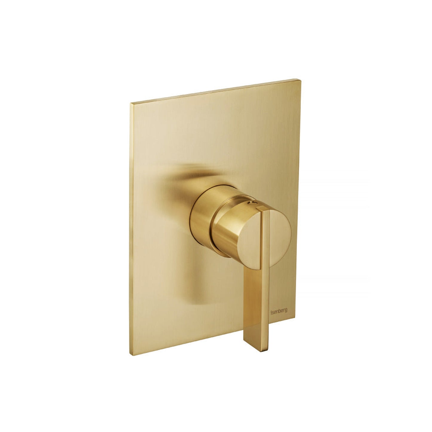 Flusso Faucets Serie 145 Single Output Shower Trim and Handle in Satin Brass