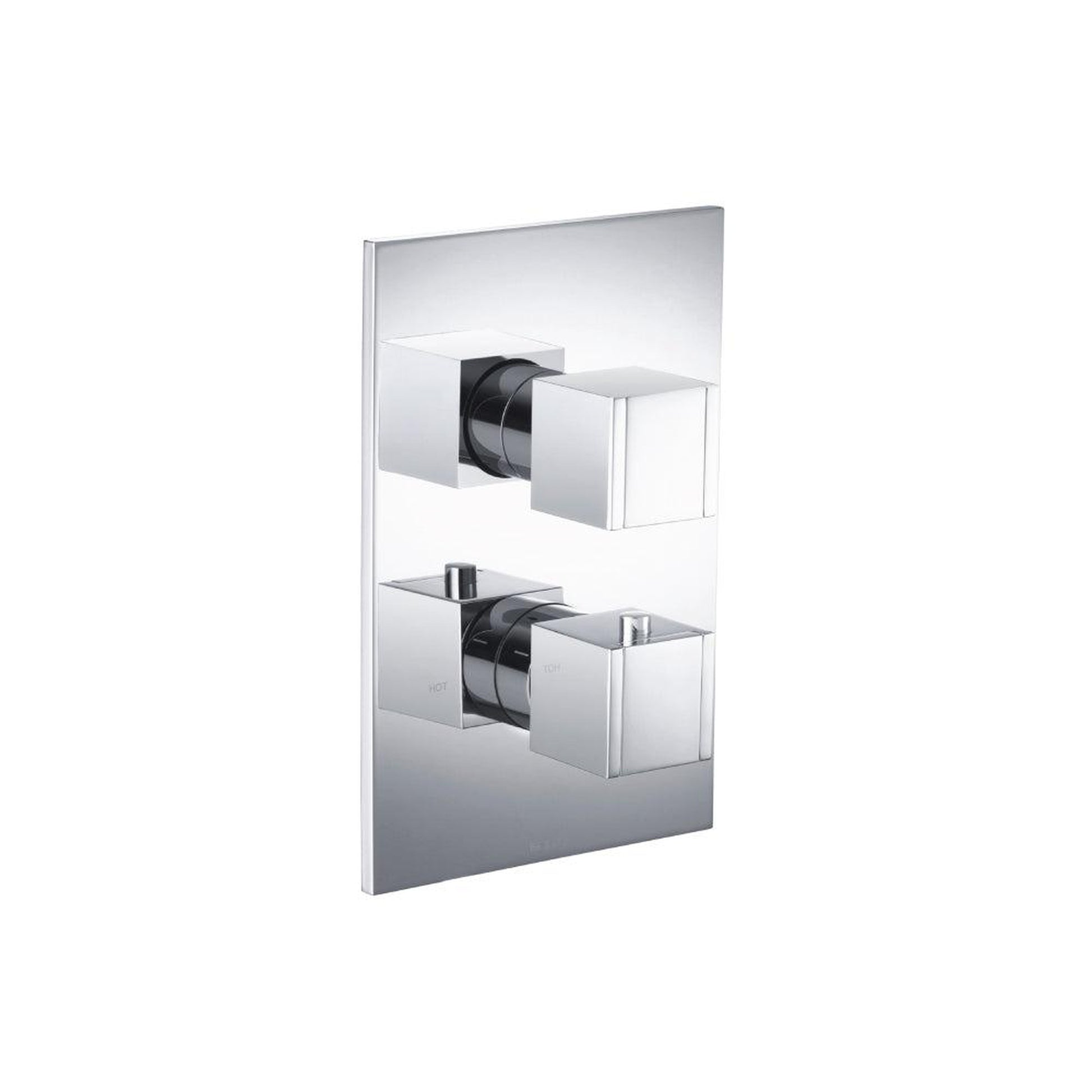 Flusso Faucets Serie 150 3/4" Single Output Thermostatic Shower Valve and Trim in Chrome