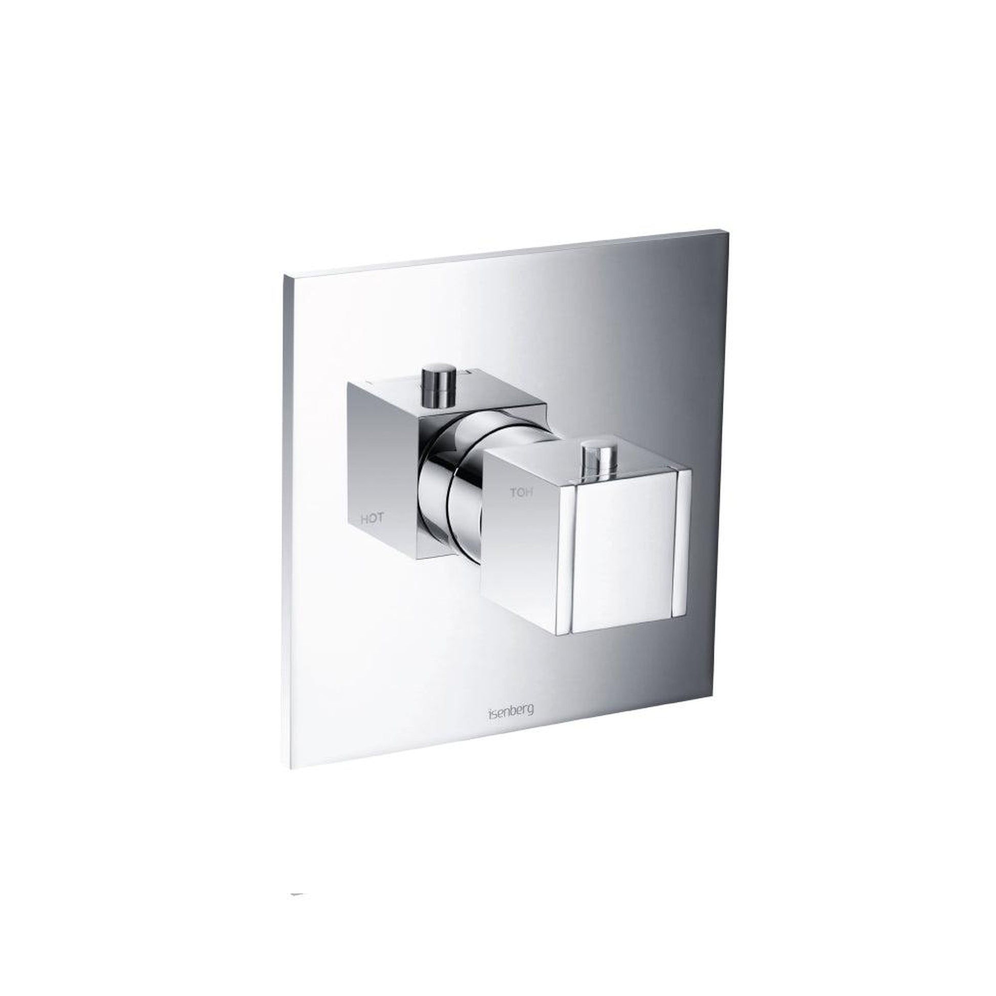 Flusso Faucets Serie 150 3/4" Single Output Thermostatic Valve With Trim in Chrome