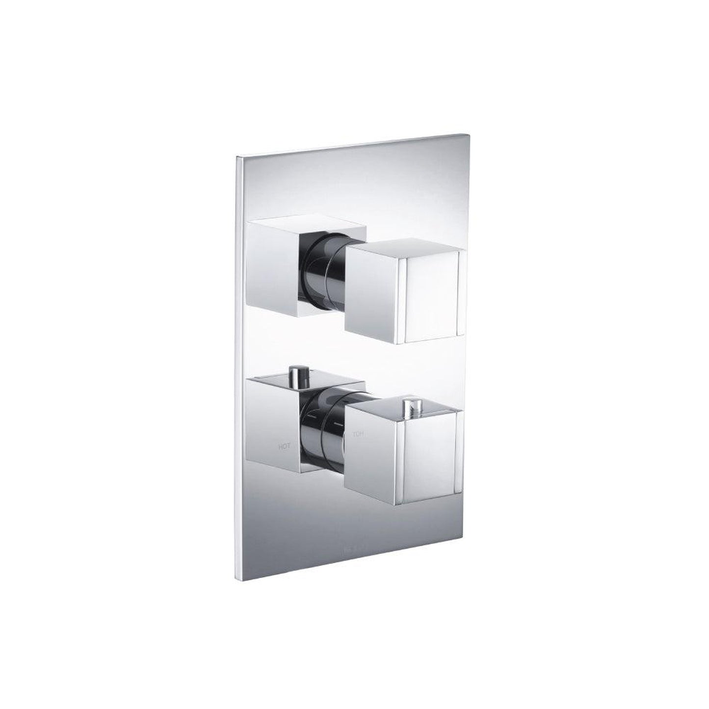 Flusso Faucets Serie 150 Trim for Thermostatic Valve in Chrome (150.4000TCP)