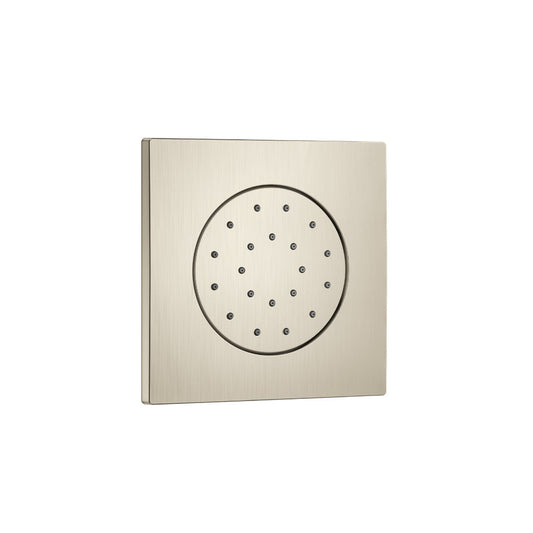 Flusso Faucets Serie 160 1/2" Body Jet With Concealed Valve in Brushed Nickel