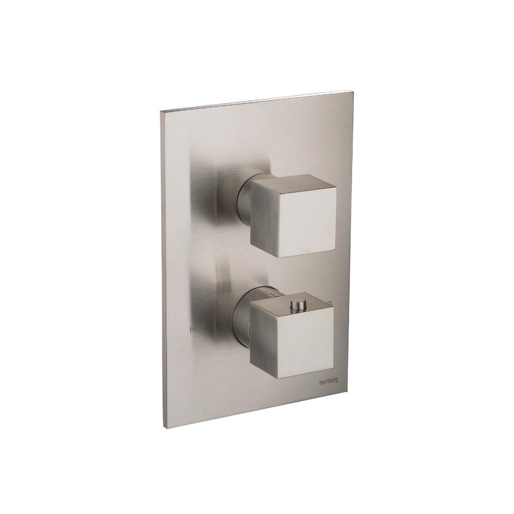Flusso Faucets Serie 160 3/4" Single Output Thermostatic Shower Valve and Trim in Brushed Nickel