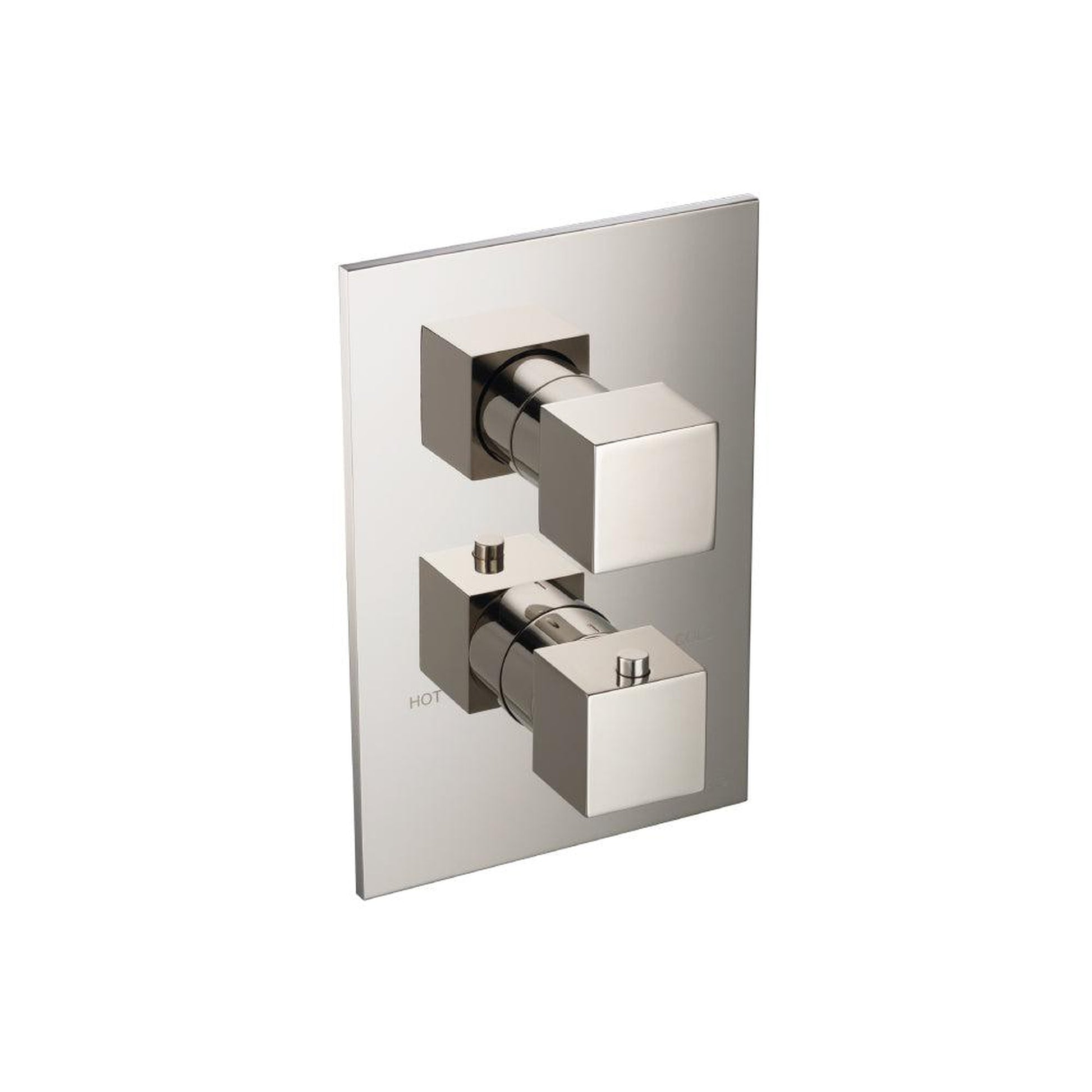 Flusso Faucets Serie 160 3/4" Single Output Thermostatic Shower Valve and Trim in Polished Nickel