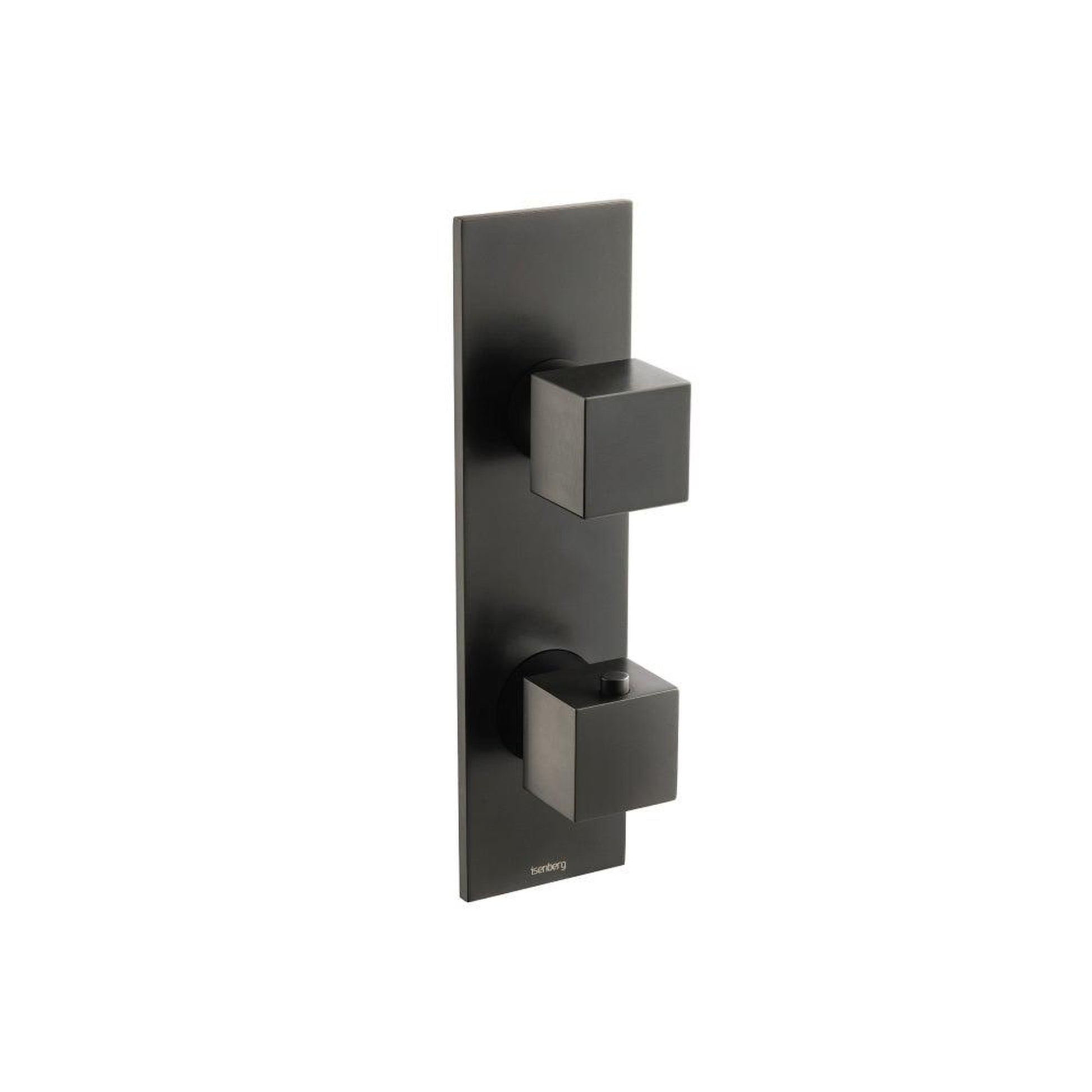 Flusso Faucets Serie 160 3/4" Three Output Thermostatic Shower Valve and Trim in Matte Black