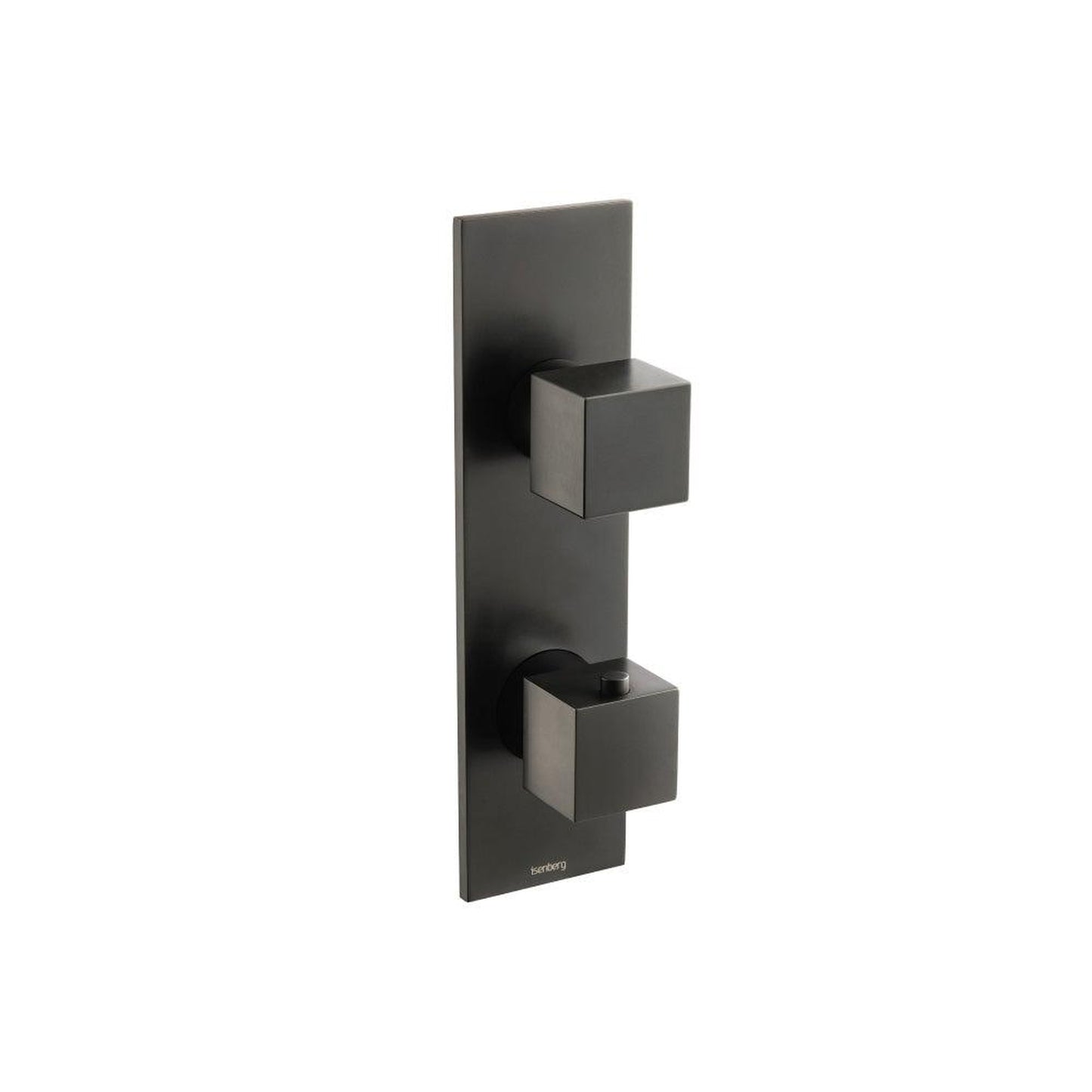 Flusso Faucets Serie 160 3/4" Two Output Thermostatic Shower Valve and Trim in Matte Black