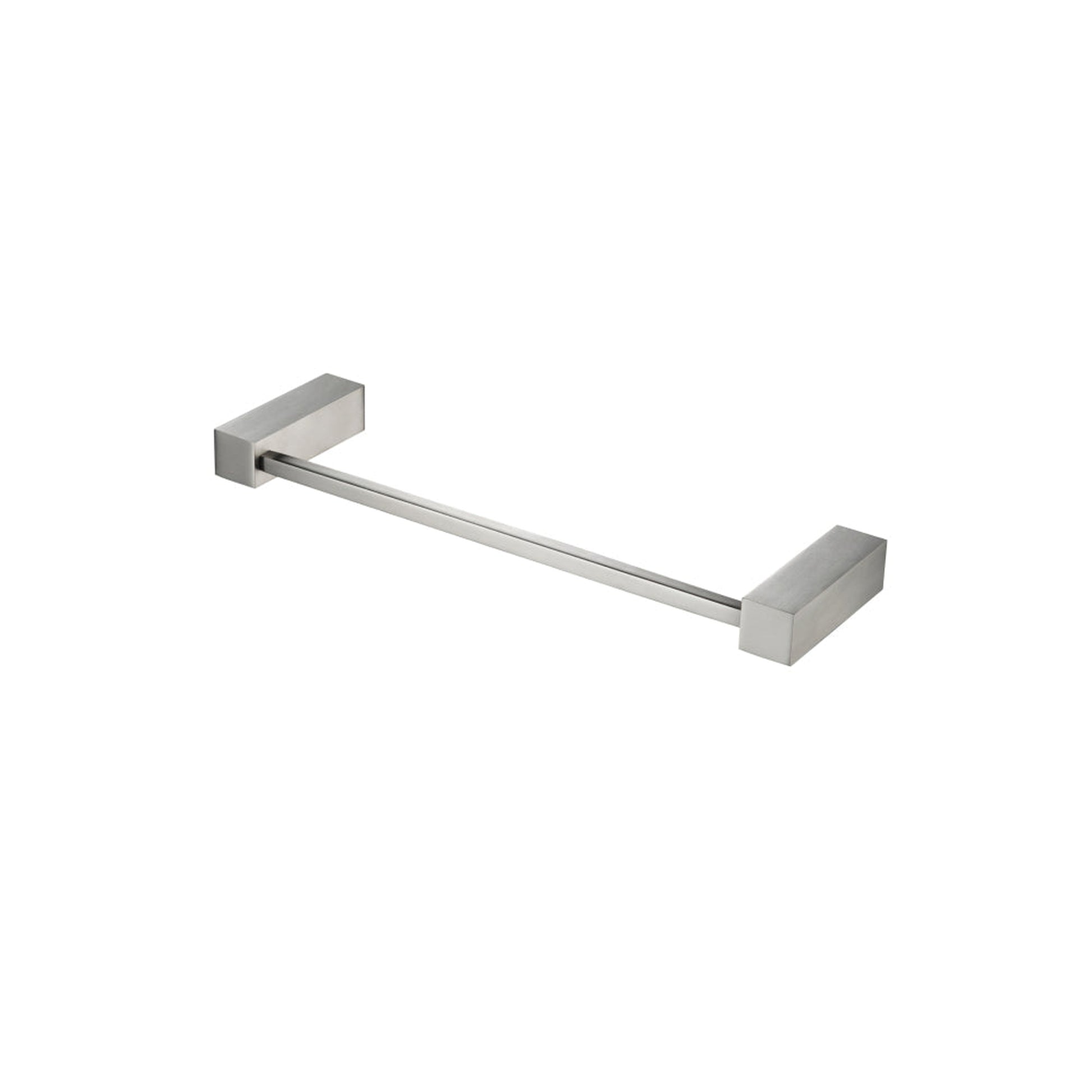 Flusso Faucets Serie 160 8" Brass Towel Ring / Mini Towel Bar in Brushed Nickel