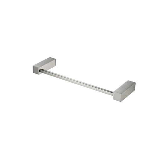 Flusso Faucets Serie 160 8" Brass Towel Ring / Mini Towel Bar in Brushed Nickel