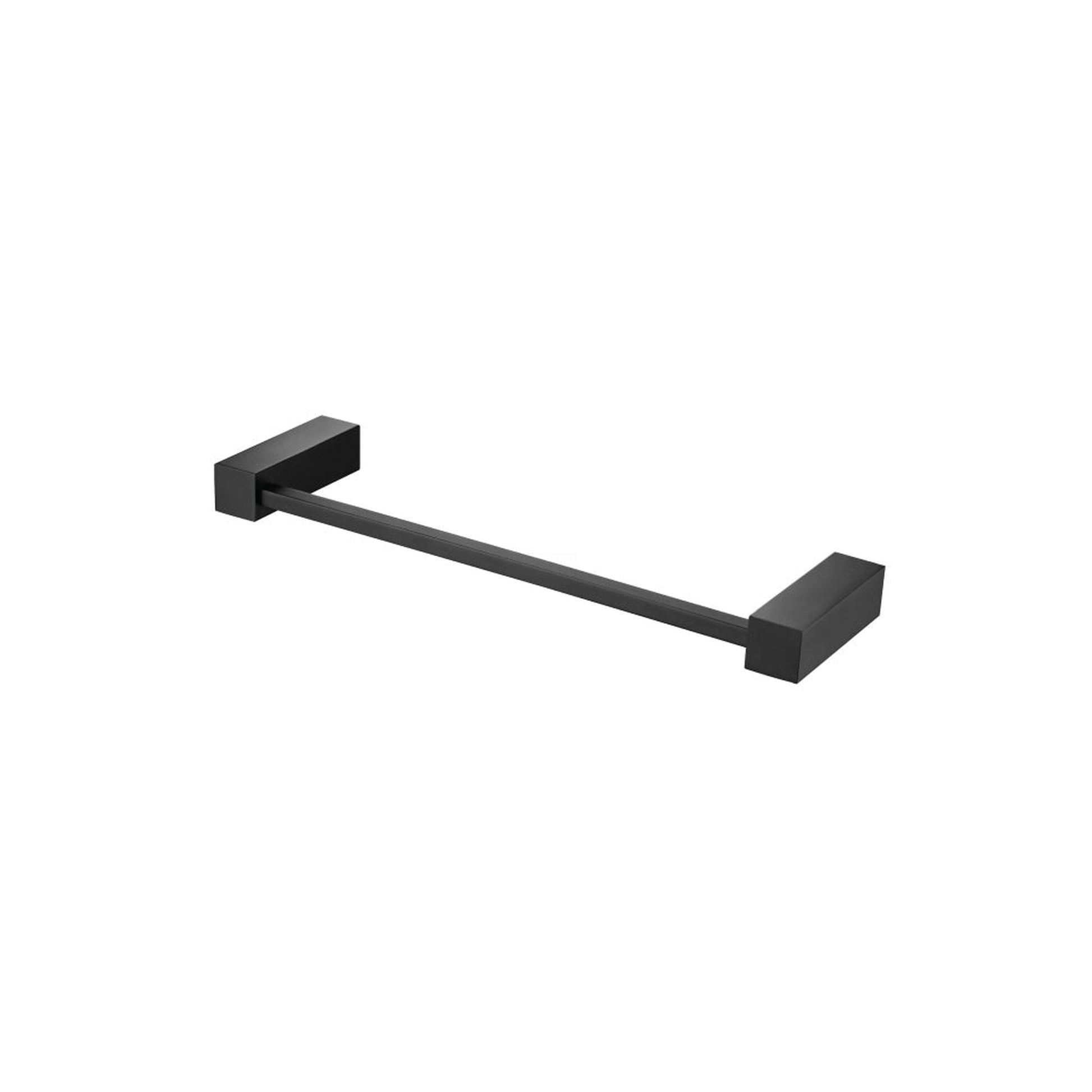 Flusso Faucets Serie 160 8" Brass Towel Ring / Mini Towel Bar in Matte Black