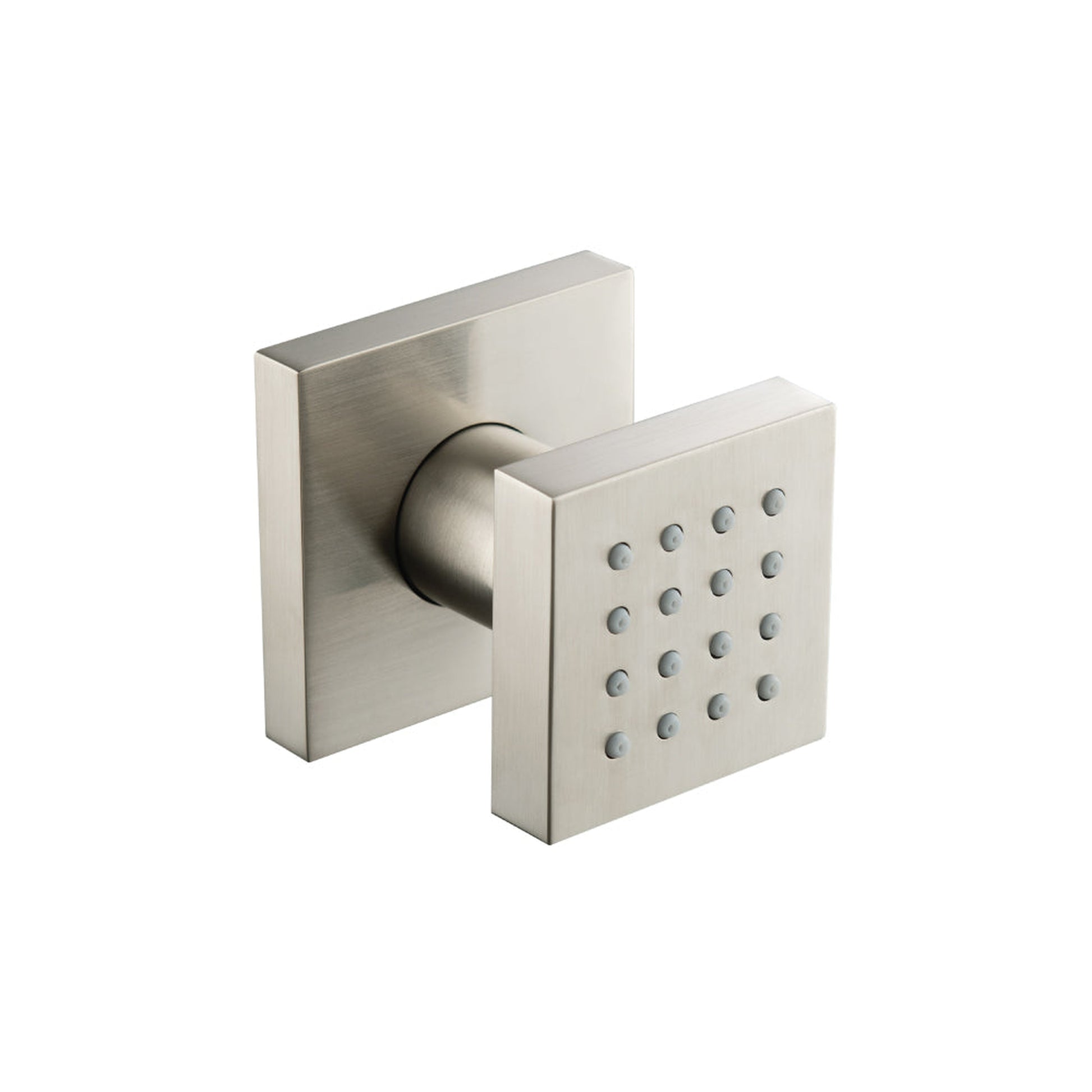 Flusso Faucets Serie 160 Body Jet With Swivel Action in Brushed Nickel