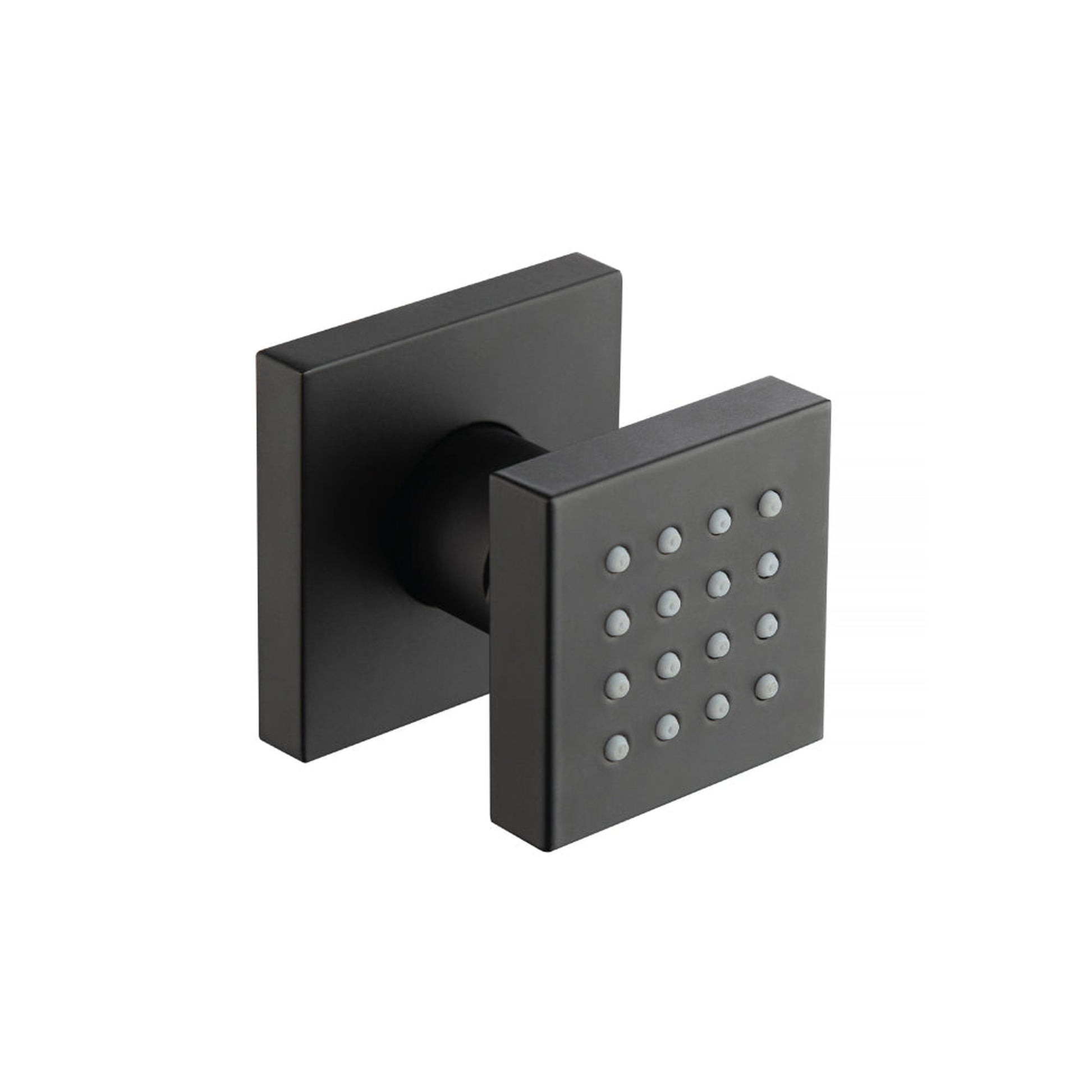 Flusso Faucets Serie 160 Body Jet With Swivel Action in Matte Black