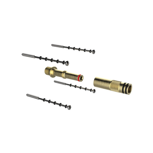 Flusso Faucets Serie 160 Extension Kit in Rough Brass