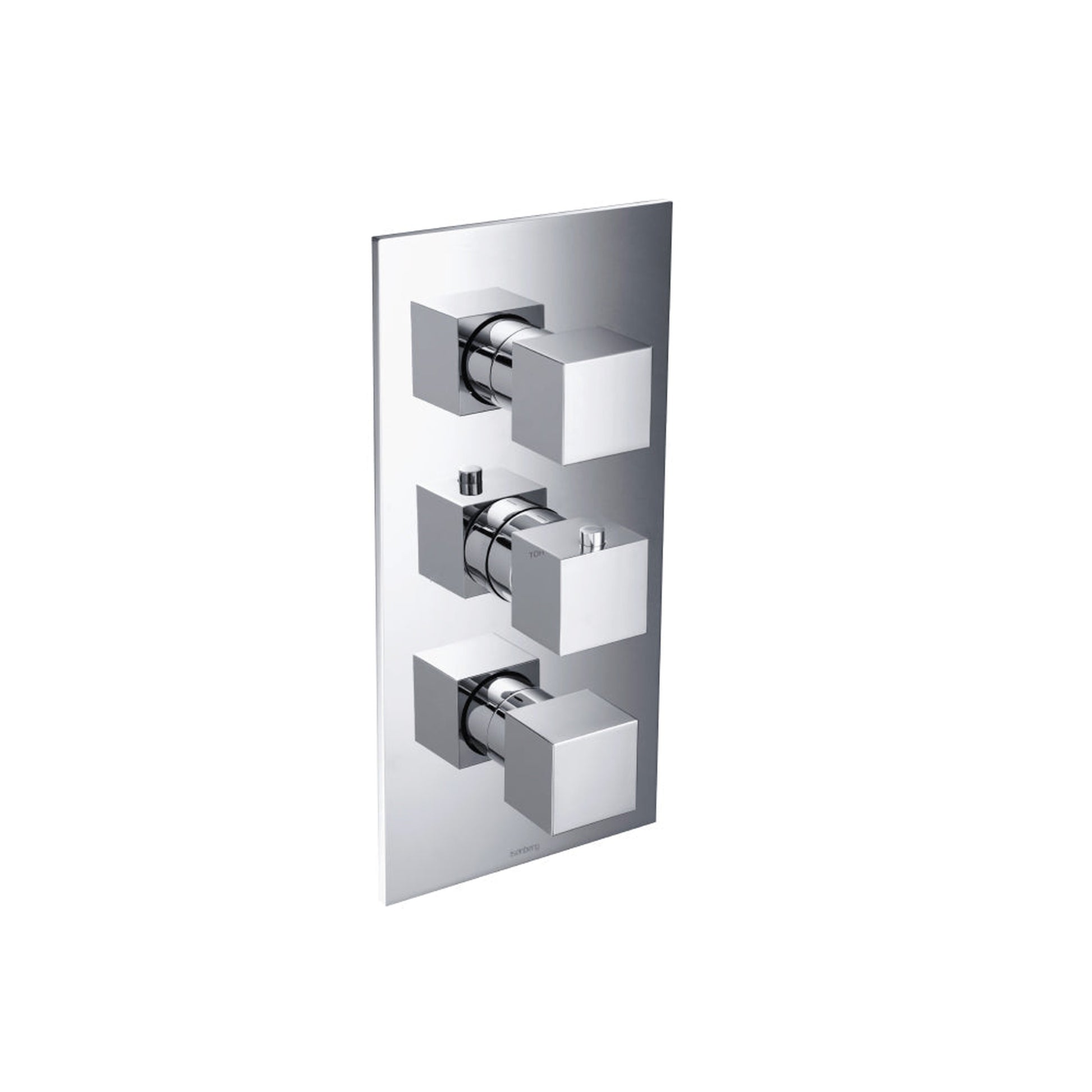 Flusso Faucets Serie 160 Trim for 3/4" Four Output Thermostatic Valve in Chrome
