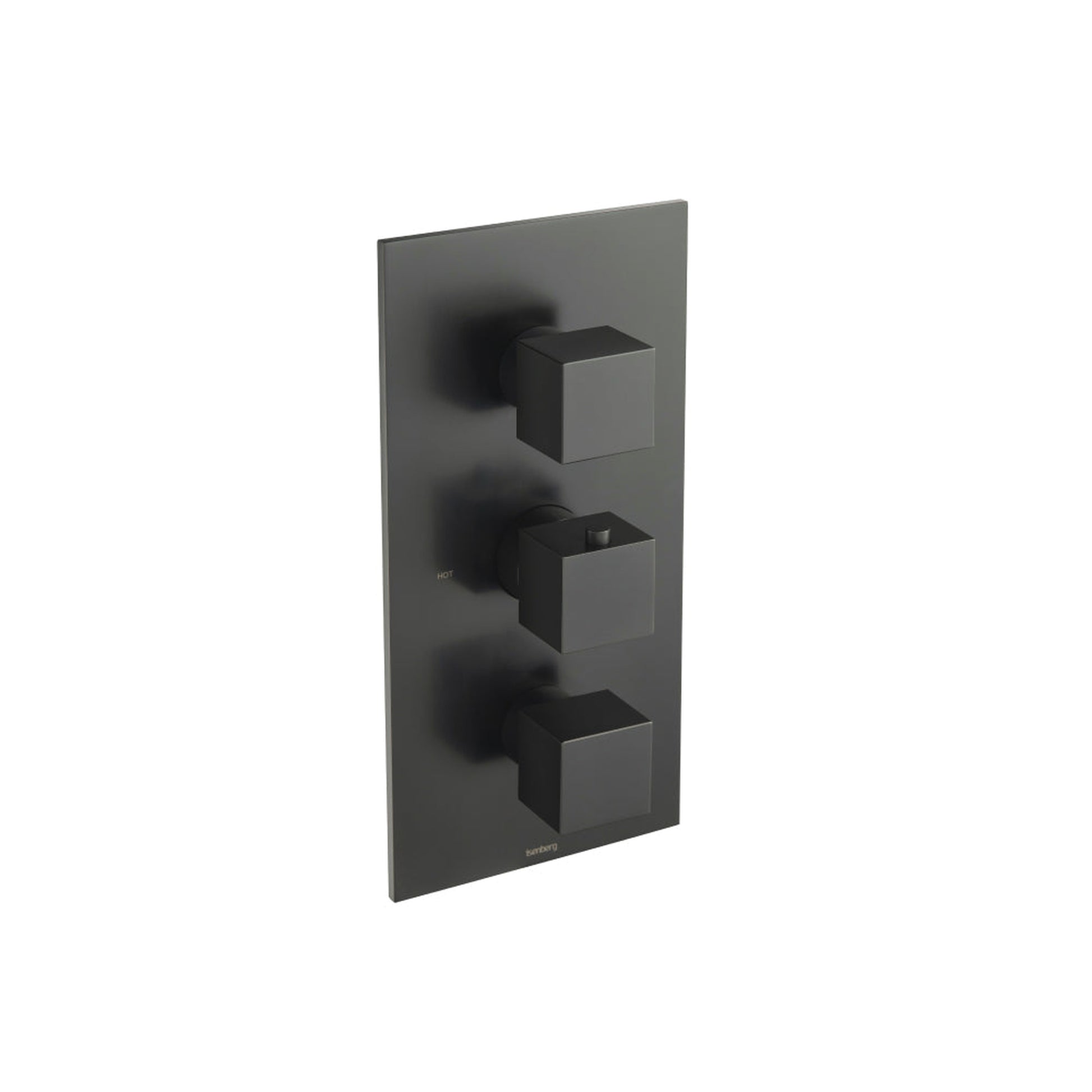 Flusso Faucets Serie 160 Trim for Thermostatic Valve in Matte Black (160.4500TMB)
