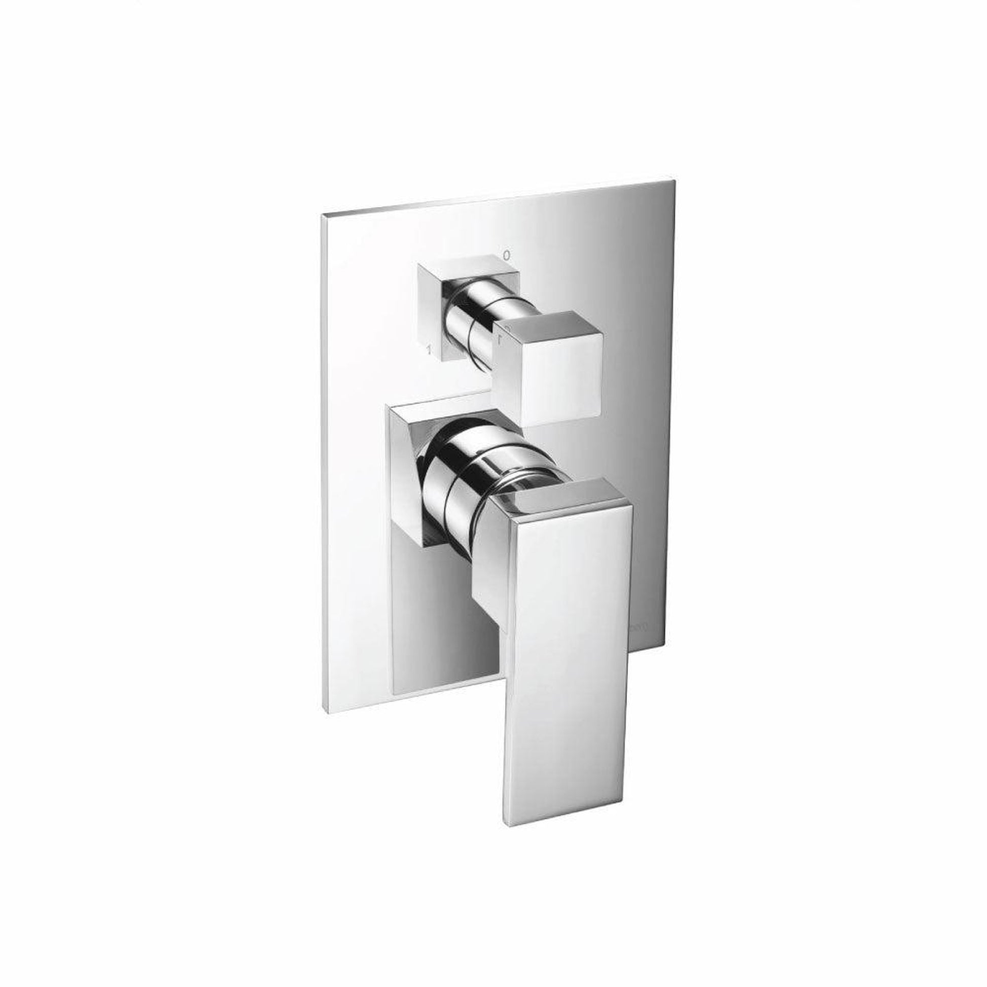 Flusso Faucets Serie 160 Two Output Tub / Shower Trim and Handle in Matte Black