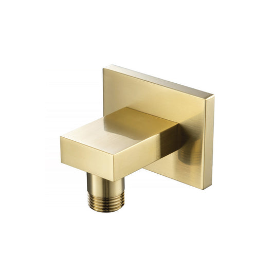 Flusso Faucets Serie 160 Wall Elbow in Satin Brass