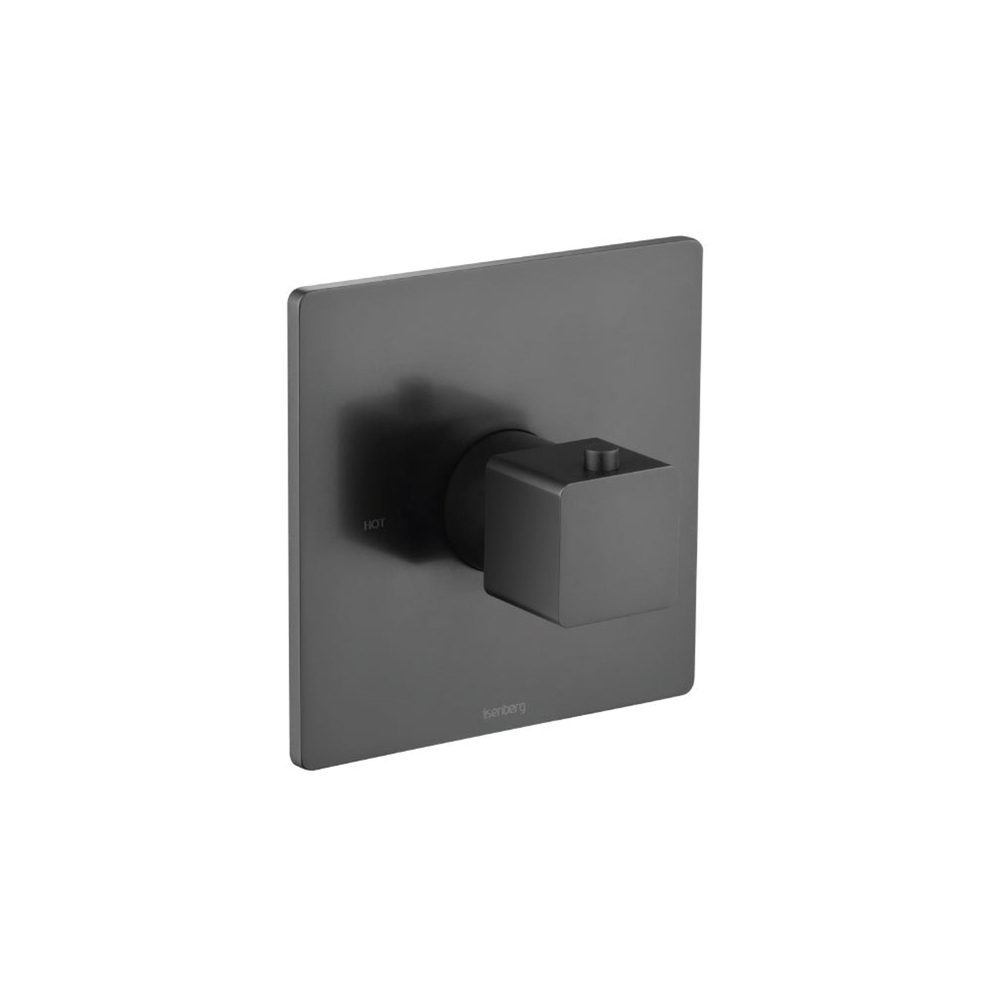 Flusso Faucets Serie 196 3/4" Single Output Thermostatic Valve With Trim in Matte Black