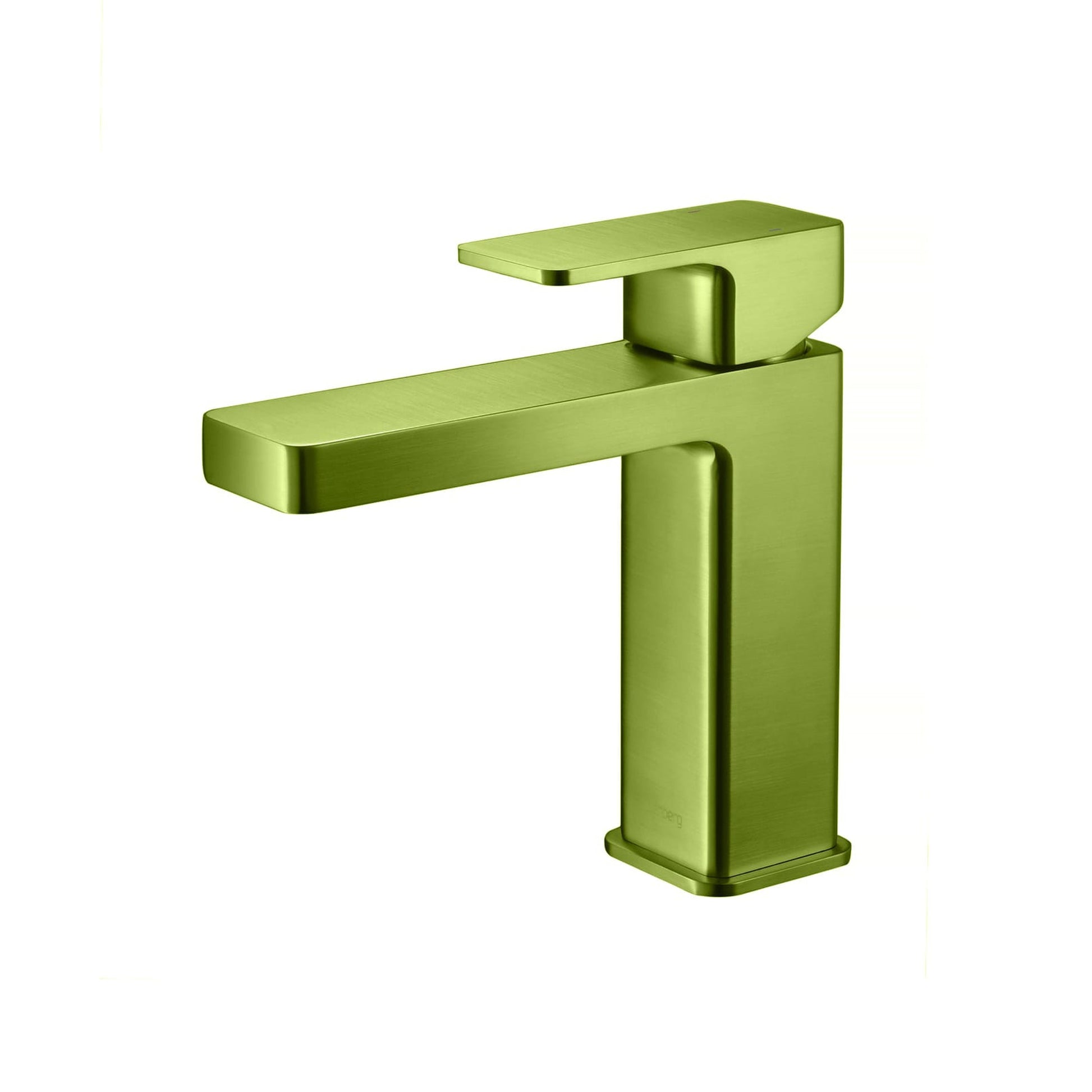 Flusso Faucets Serie 196 Single Hole Top Handle Bathroom Faucet in Flusso Faucets Green