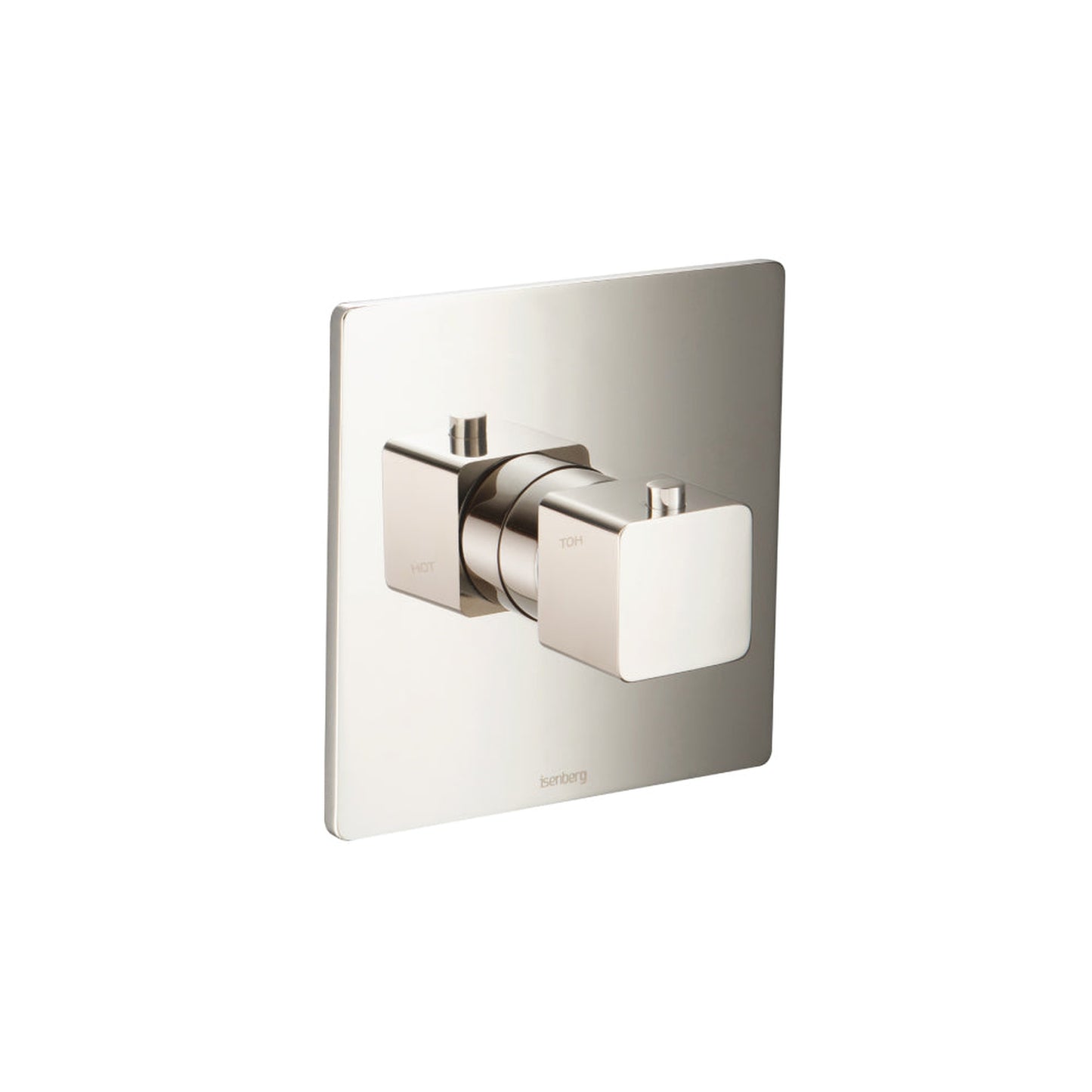 Flusso Faucets Serie 196 Single Output Trim for 3/4" Thermostatic Valve in Polished Nickel