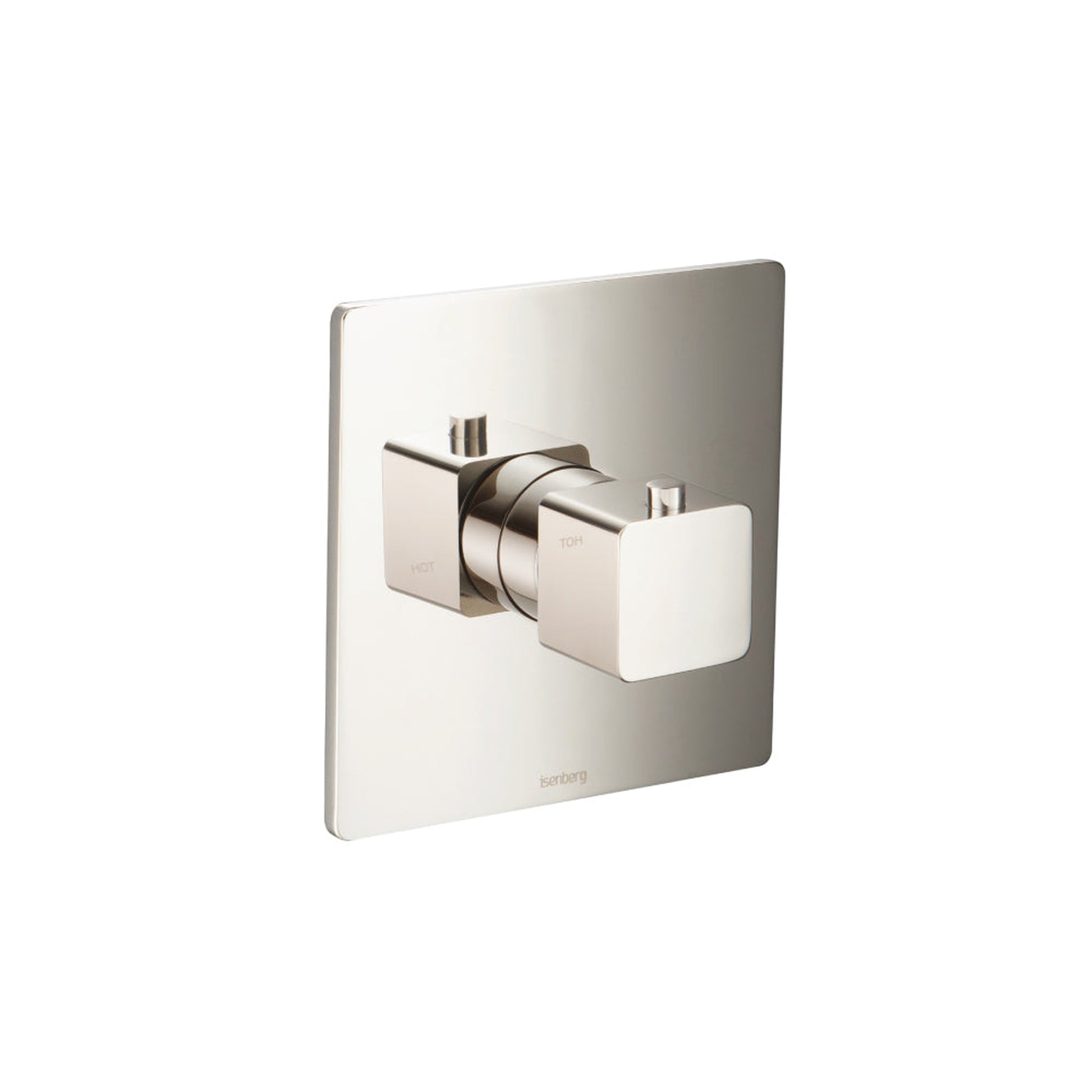 Flusso Faucets Serie 196 Single Output Trim for 3/4" Thermostatic Valve in Polished Nickel