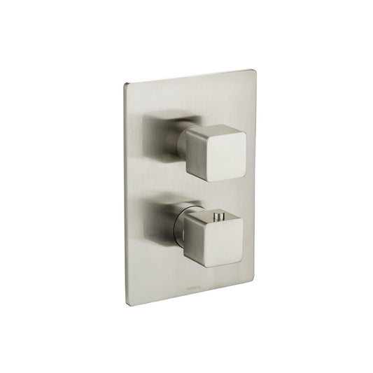 Flusso Faucets Serie 196 Trim for Thermostatic Valve in Brushed Nickel (196.4000TBN)