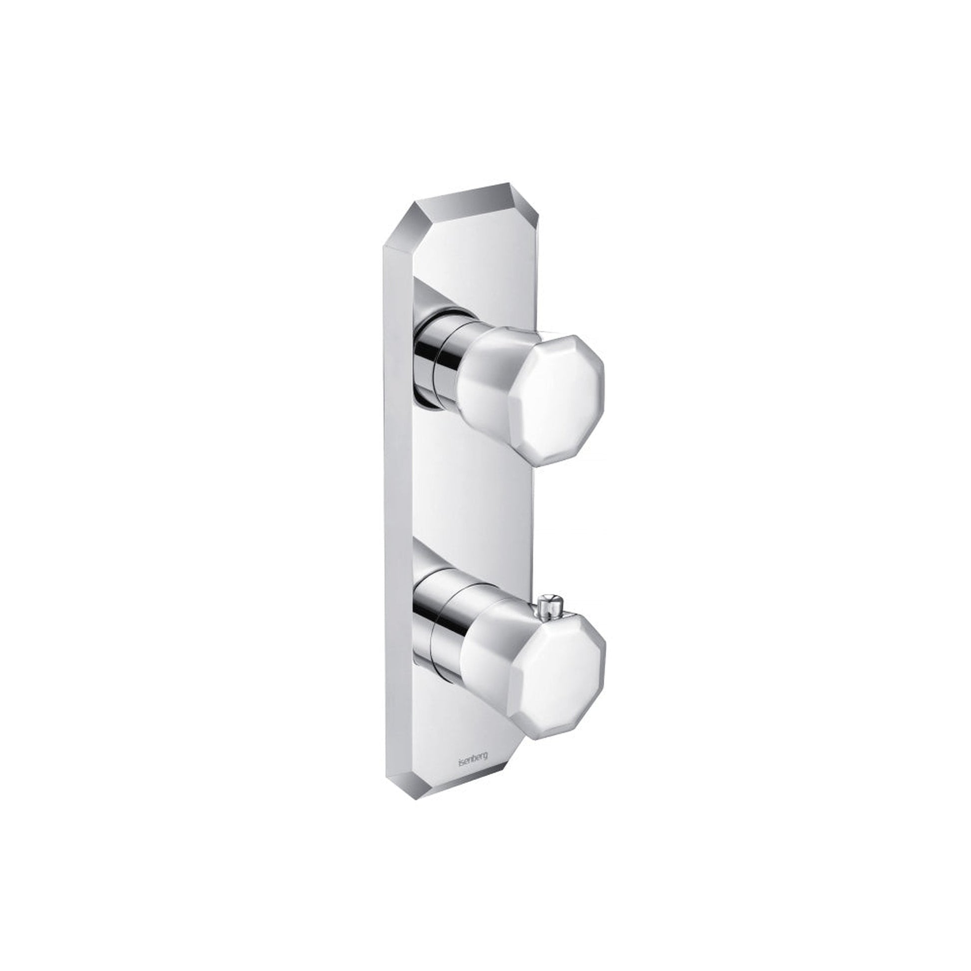 Flusso Faucets Serie 230 3/4" Single Output Horizontal Thermostatic Shower Valve and Trim in Chrome (230.2720CP)