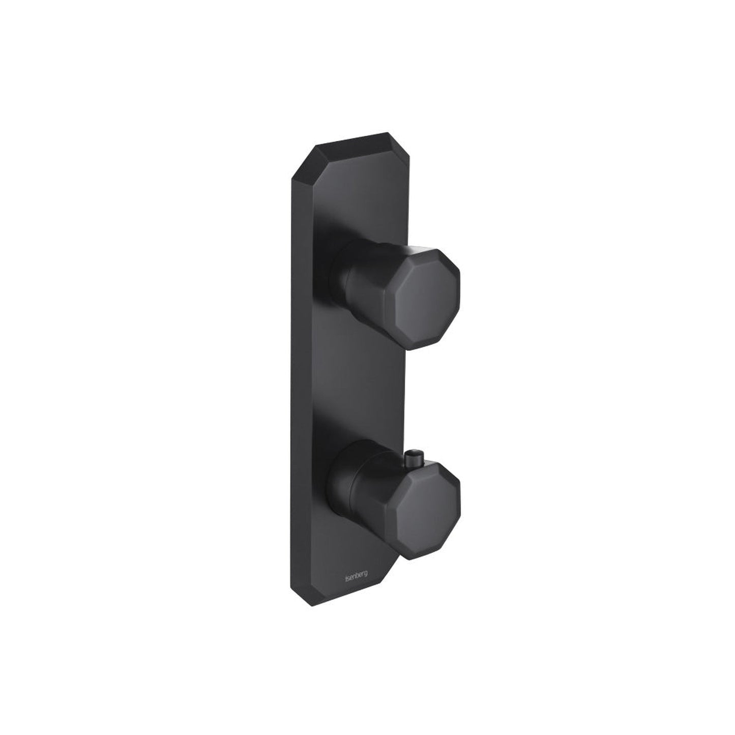 Flusso Faucets Serie 230 3/4" Single Output Horizontal Thermostatic Shower Valve and Trim in Matte Black (230.2720MB)