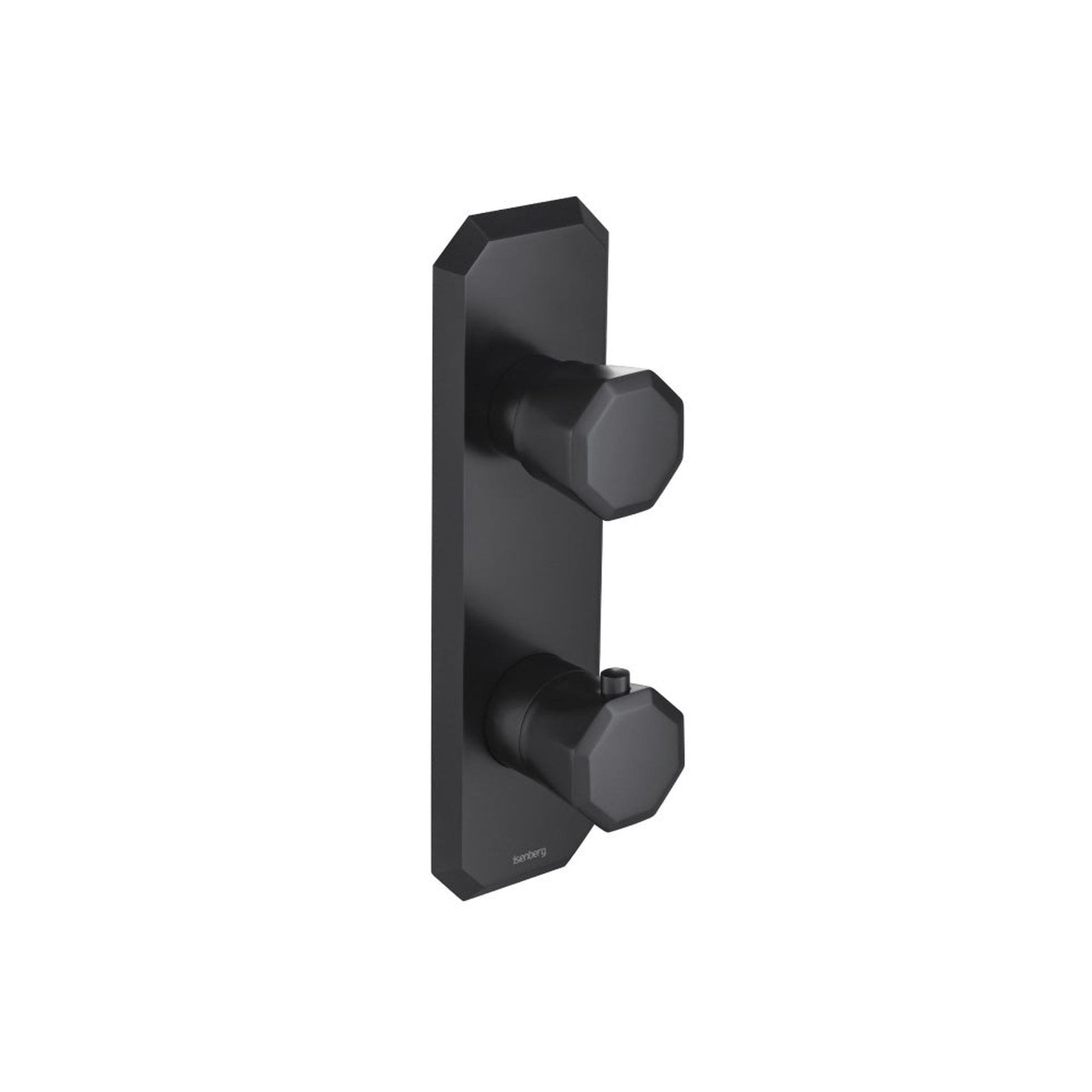 Flusso Faucets Serie 230 3/4" Two Output Thermostatic Shower Valve and Trim in Matte Black