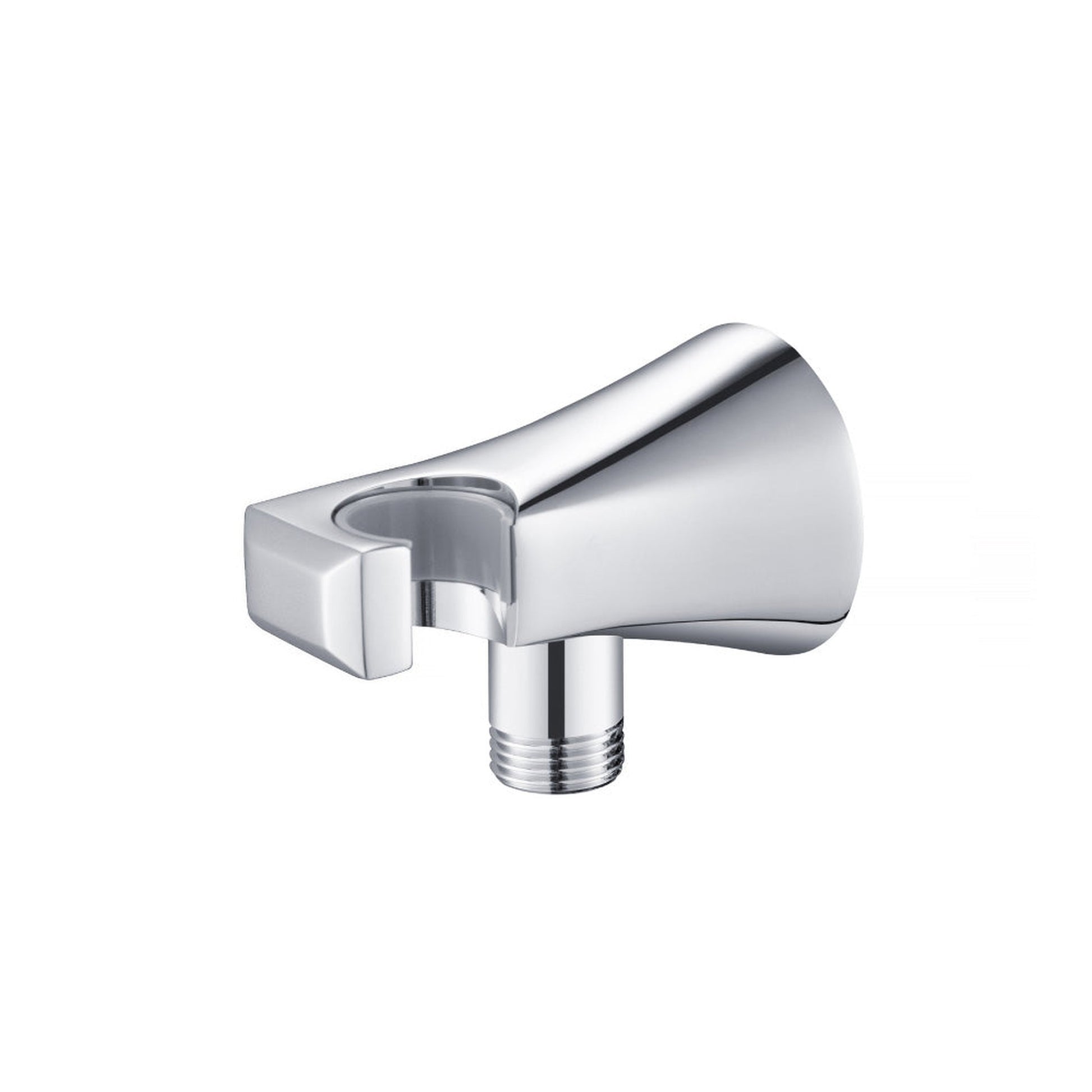 Flusso Faucets Serie 230 Chrome Wall Elbow With Holder Combo