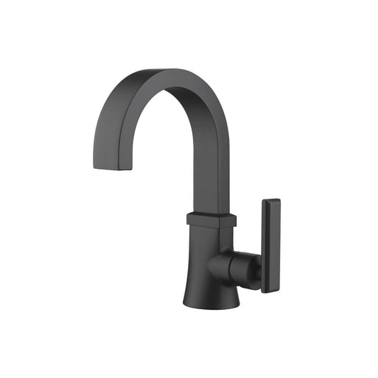 Flusso Faucets Serie 230 Single Hole Bathroom Faucet in Matte Black