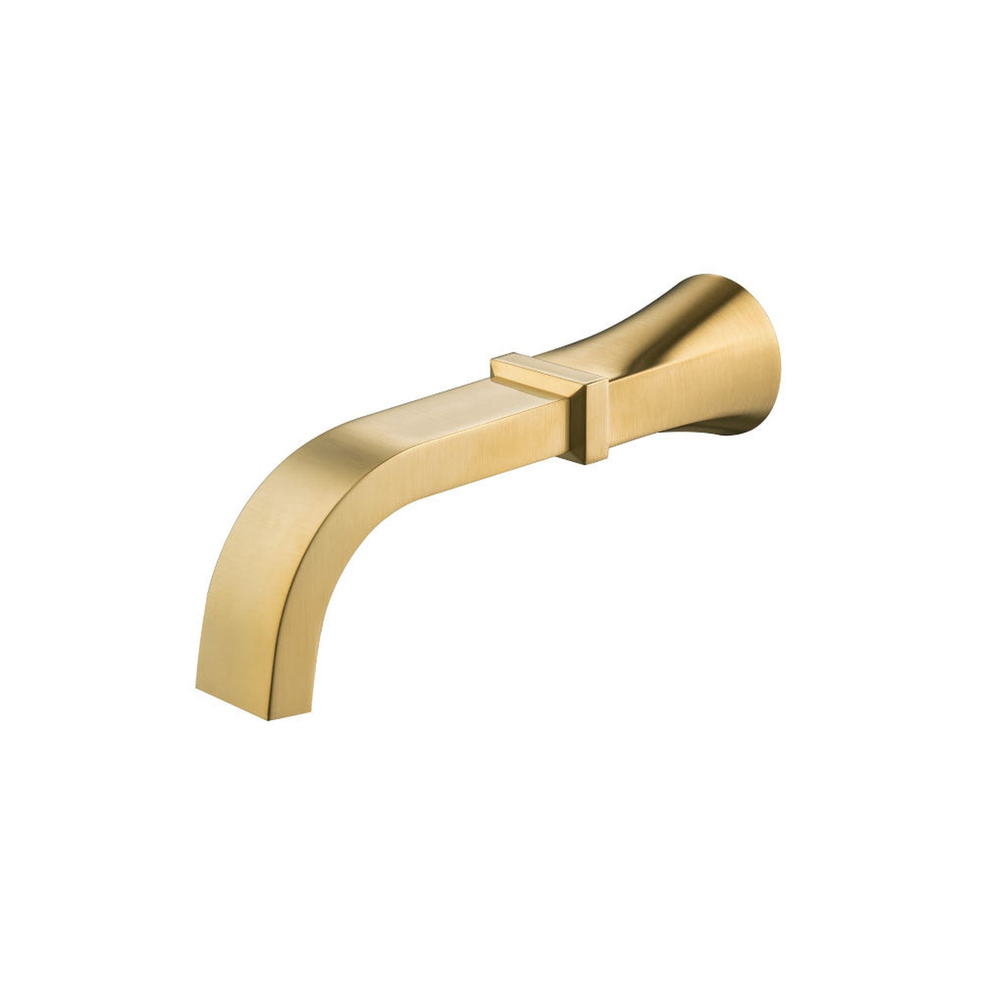 Flusso Faucets Serie 230 Tub Spout in Satin Brass