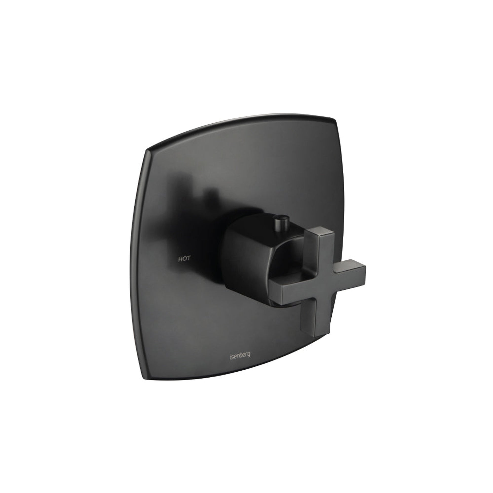 Flusso Faucets Serie 240 Single Output Trim for 3/4" Thermostatic Valve in Matte Black