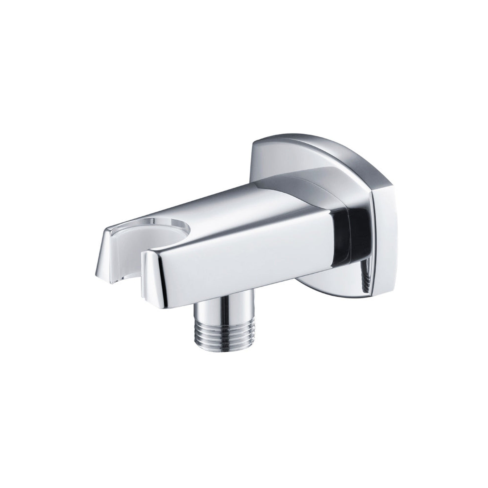 Flusso Faucets Serie 240 Wall Elbow With Combo Holder in Chrome
