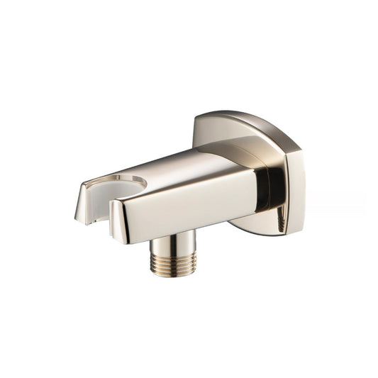 Flusso Faucets Serie 240 Wall Elbow With Combo Holder in Polished Nickel