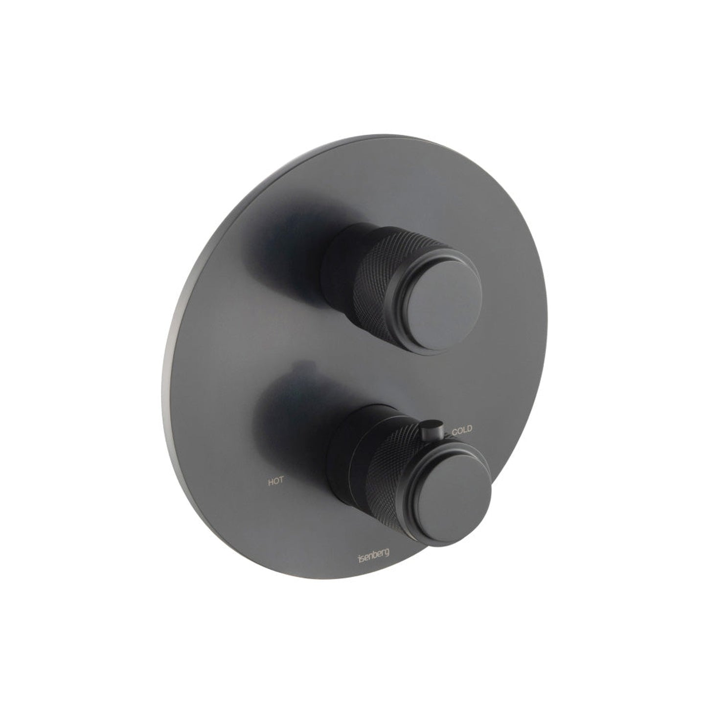Flusso Faucets Serie 250 3/4" Three Output Thermostatic Valve and Trim in Matte Black