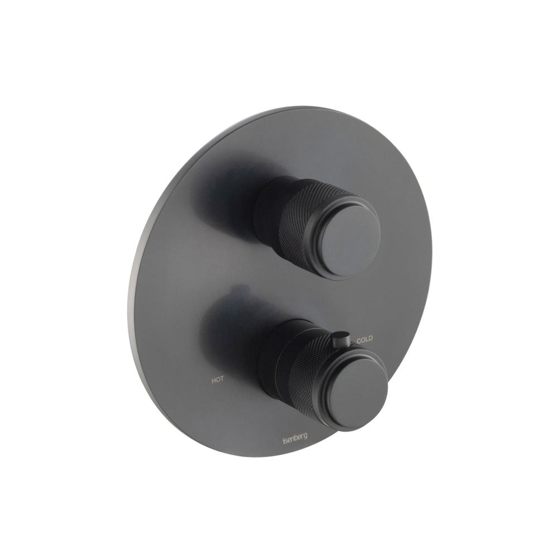 Flusso Faucets Serie 250 3/4" Three Output Thermostatic Valve and Trim in Matte Black
