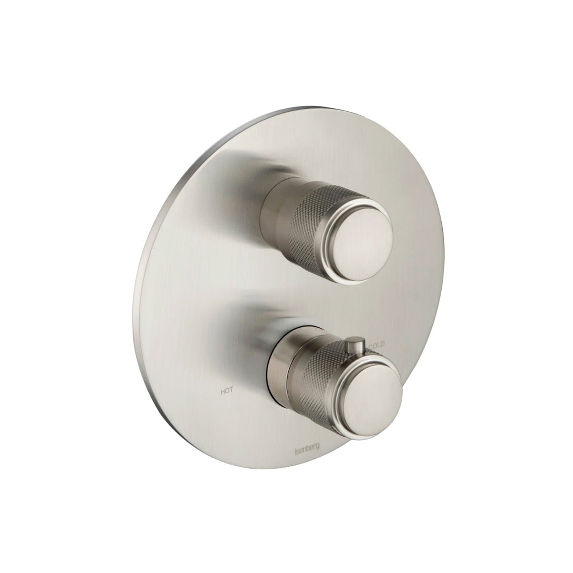 Flusso Faucets Serie 250 3/4" Two Output Thermostatic Valve and Trim With 2-Way Diverter in Brushed Nickel