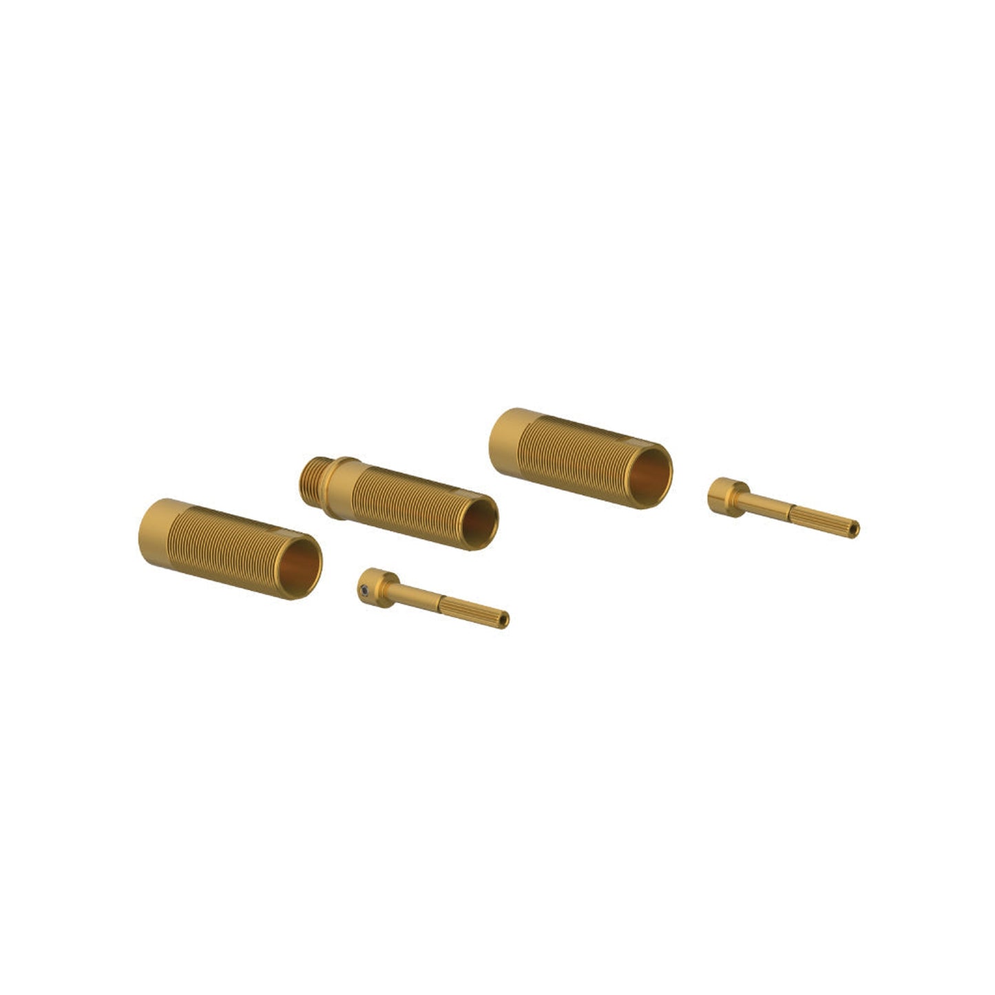 Flusso Faucets Serie 250 Extension Kit in Rough Brass