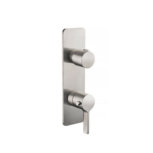 Flusso Faucets Serie 260 Trim for Thermostatic Valve in Brushed Nickel